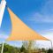 Panza parasolar HDPE - pentru umbrirea teraselor, triunghiular 3x3x3 m Bej