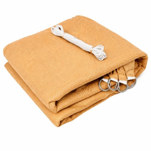 Panza parasolar HDPE - pentru umbrirea teraselor, triunghiular 3x3x3 m Bej