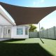 Panza parasolar HDPE - pentru umbrirea teraselor, dreptunghiulară 3x5 m Cafea