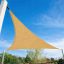 Panza parasolar Premium HDPE - pentru umbrirea teraselor, triunghiular 5x5x7 m Bej