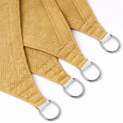 Panza parasolar Premium HDPE - pentru umbrirea teraselor, dreptunghiulară 5x5 m Bej