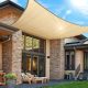 Panza parasolar Premium HDPE - pentru umbrirea teraselor, dreptunghiulară 2x4 m Bej