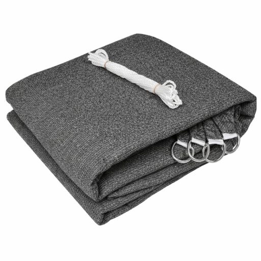 Panza parasolar HDPE - pentru umbrirea teraselor, dreptunghiulară 3x3 m Gri grafit